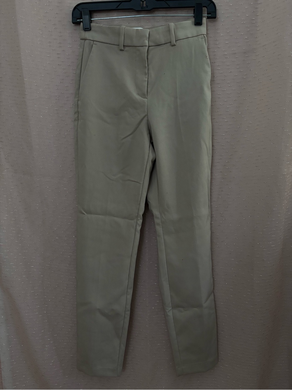 H&M Beige High-Waist Trousers